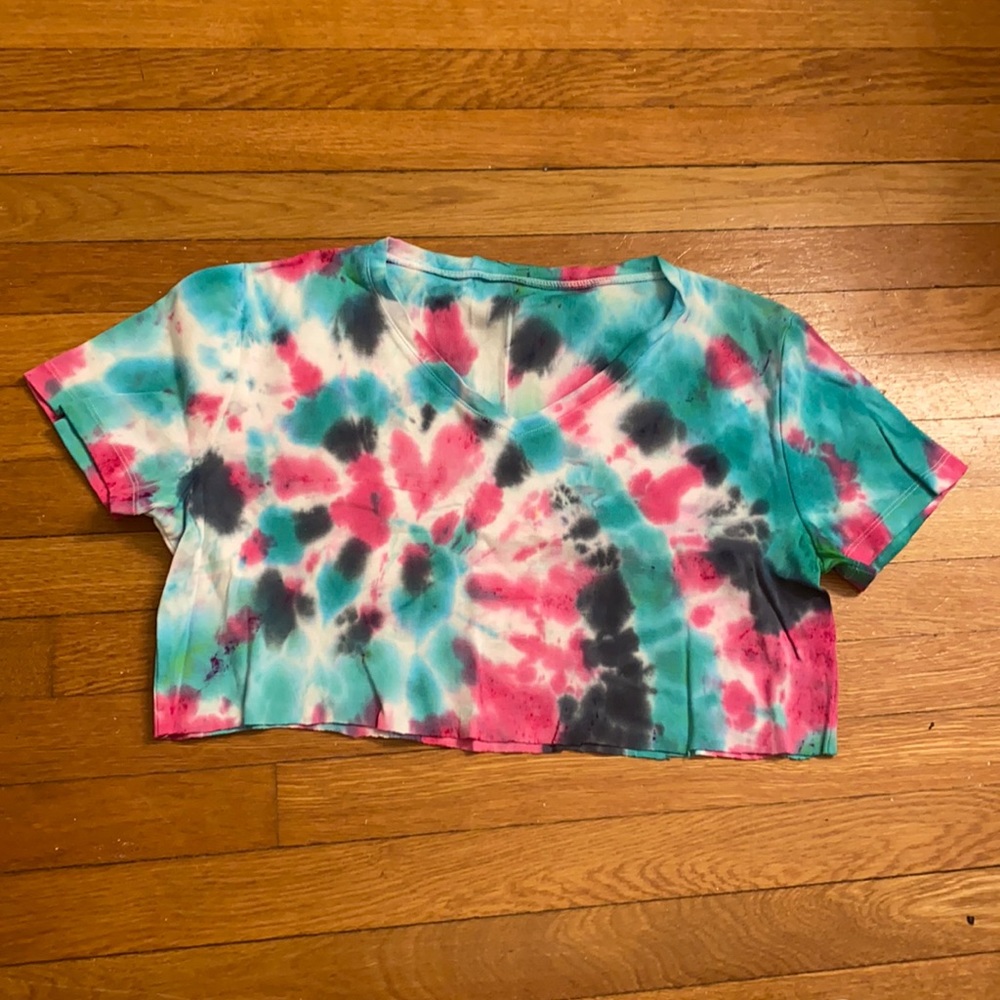 Tie dye crop top